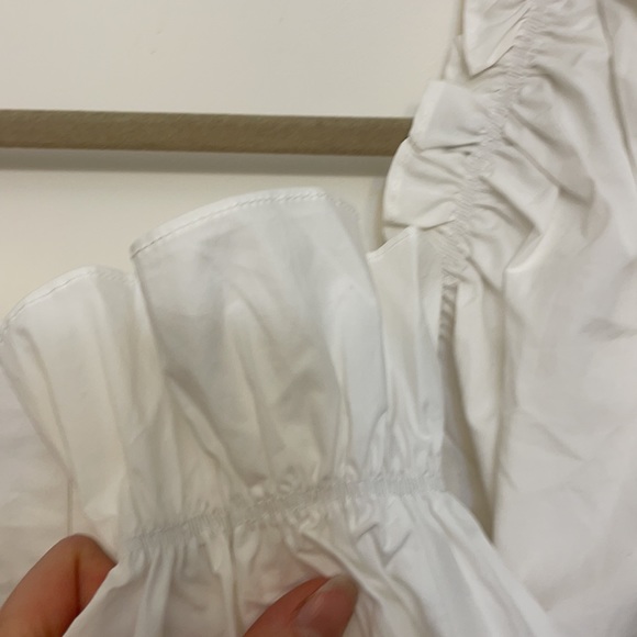 Mori Jasmine FRENCH FITTED DRESS white peasant - Picture 10 of 11